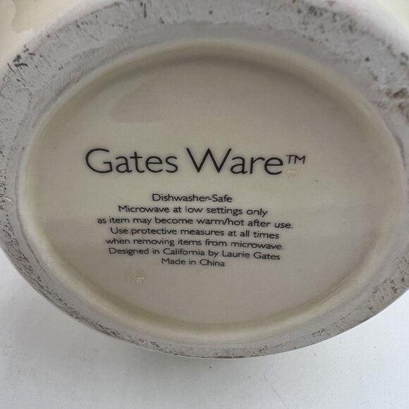 Laurie Gates Ware Decorative Useful Ceramic Pitcher 3D Autumn Leaf Fall Design - Picture 8 of 10